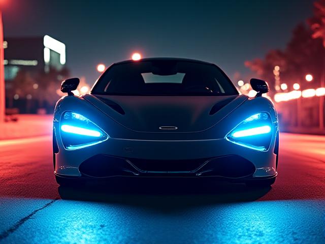 McLaren 720S avec éclairage custom