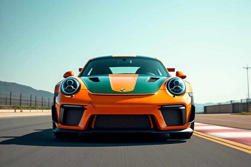 Porsche 911 GT3 RS vue avant