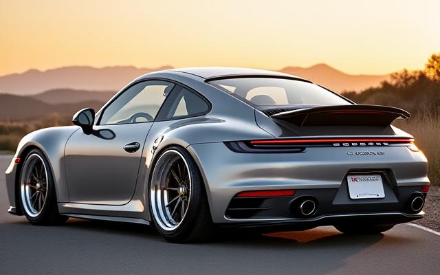 Porsche 911 Suspension Sport et Jantes Personnalisées